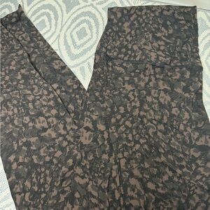 Stylish Brown Patterned Women's Pants